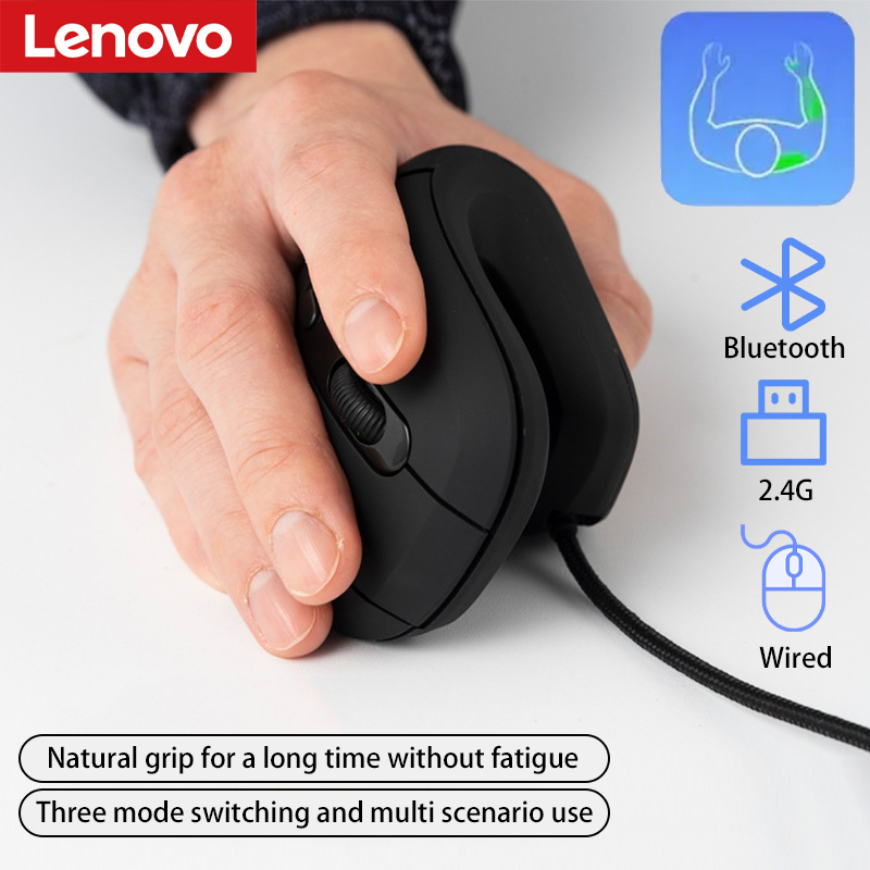 Ergonomic Mouse Vertical - Lenovo Mouse Gaming Vertikal Silent Wireless