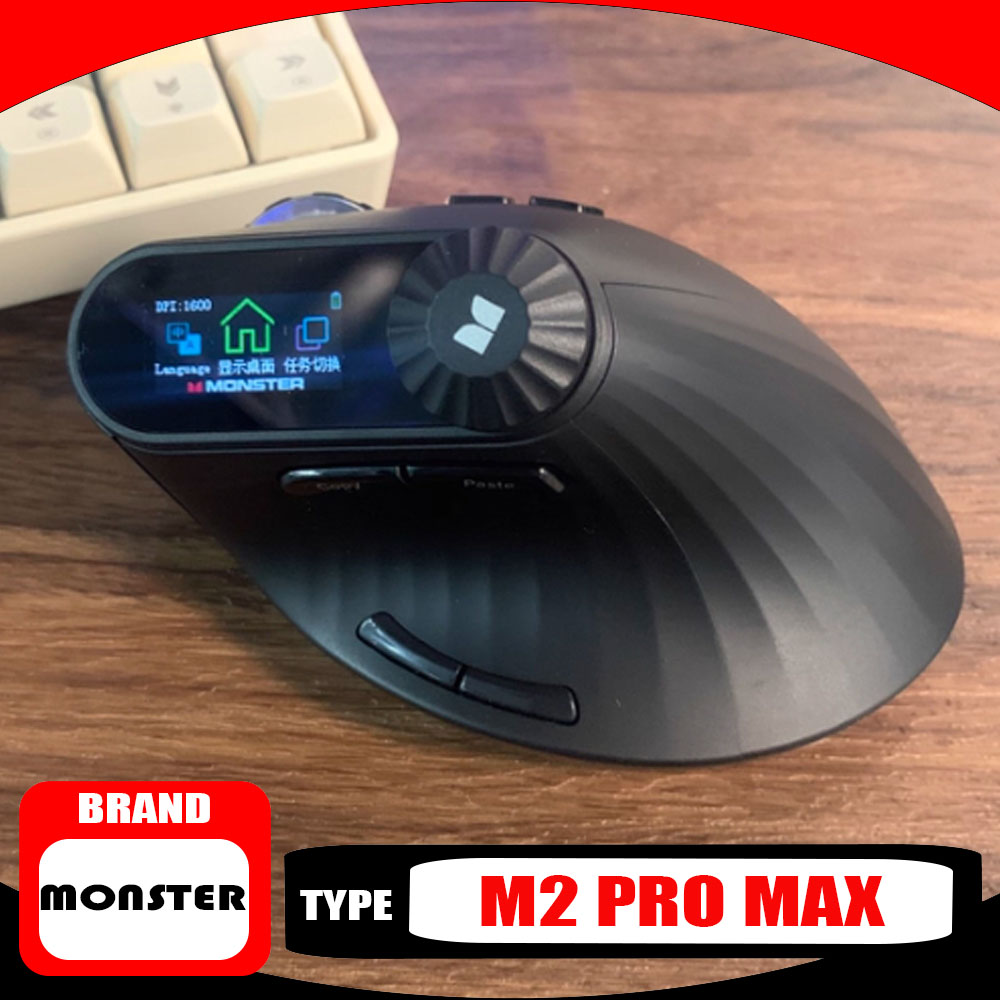 Ergonomic Mouse Vertical - Mouse Gaming Monster M2 PRO MAX