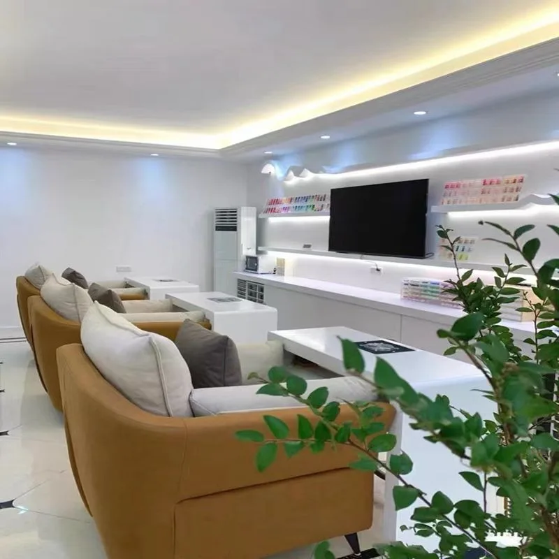 Meja Manikur Kursi Santai Kurs - Tech Office Reception ulasan dan harga