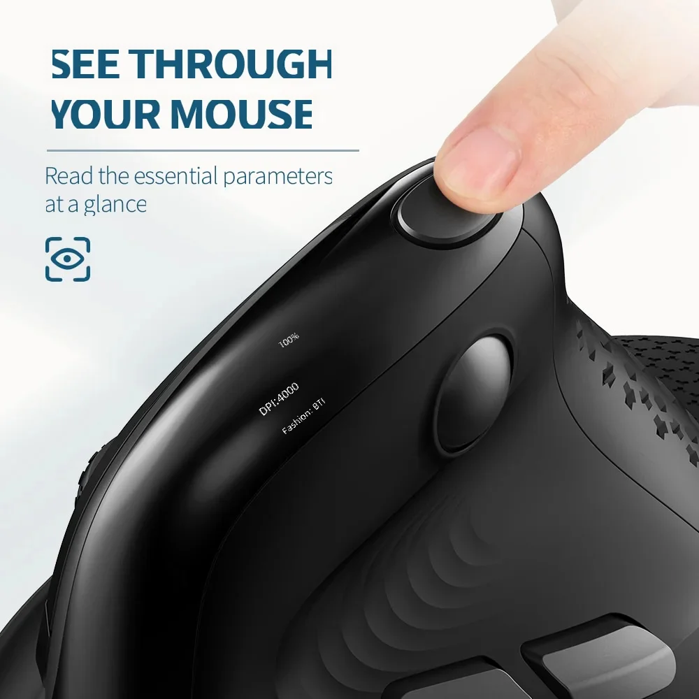 Delux M618XSD Seeker Mouse ver - Ergonomic Mouse Vertical ulasan dan harga