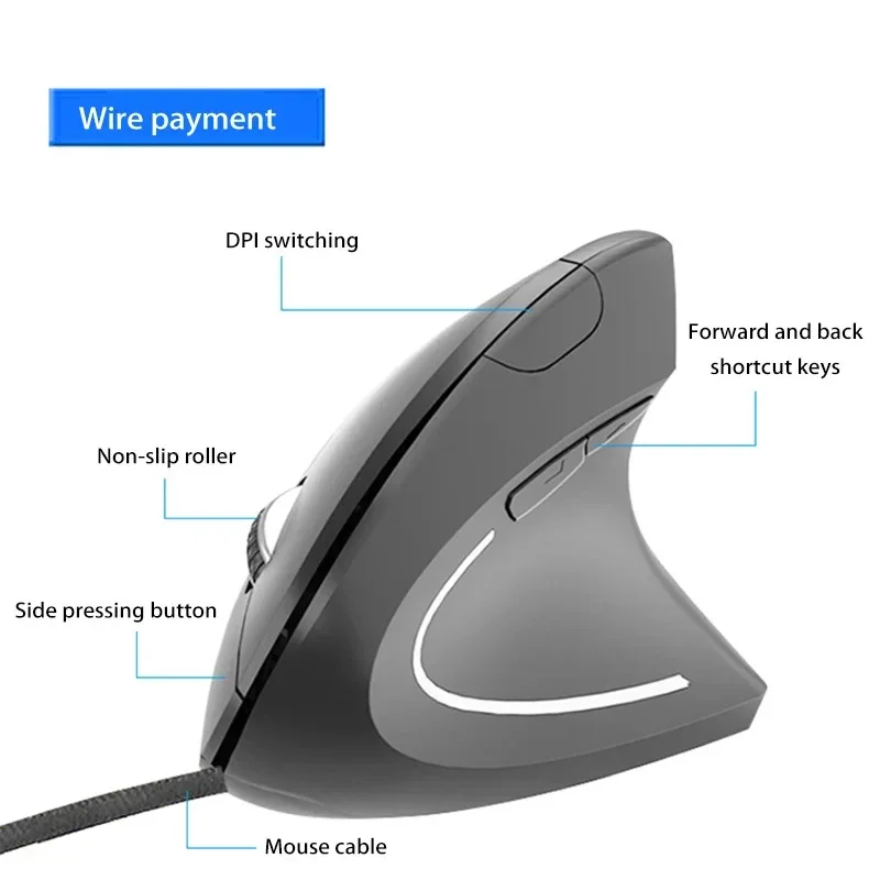 Mouse Vertikal Nirkabel Lenovo - Ergonomic Mouse Vertical ulasan dan harga