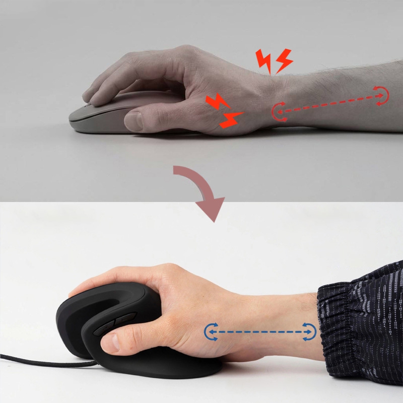 Lenovo Mouse Gaming Vertikal S - Ergonomic Mouse Vertical ulasan dan harga