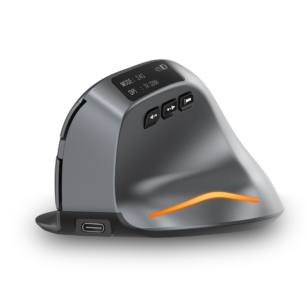 AB53 Mouse Nirkabel Vertikal B - Ergonomic Mouse Vertical ulasan dan harga