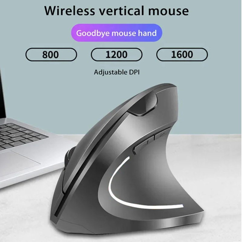Mouse Vertikal Nirkabel Lenovo - Ergonomic Mouse Vertical ulasan dan harga
