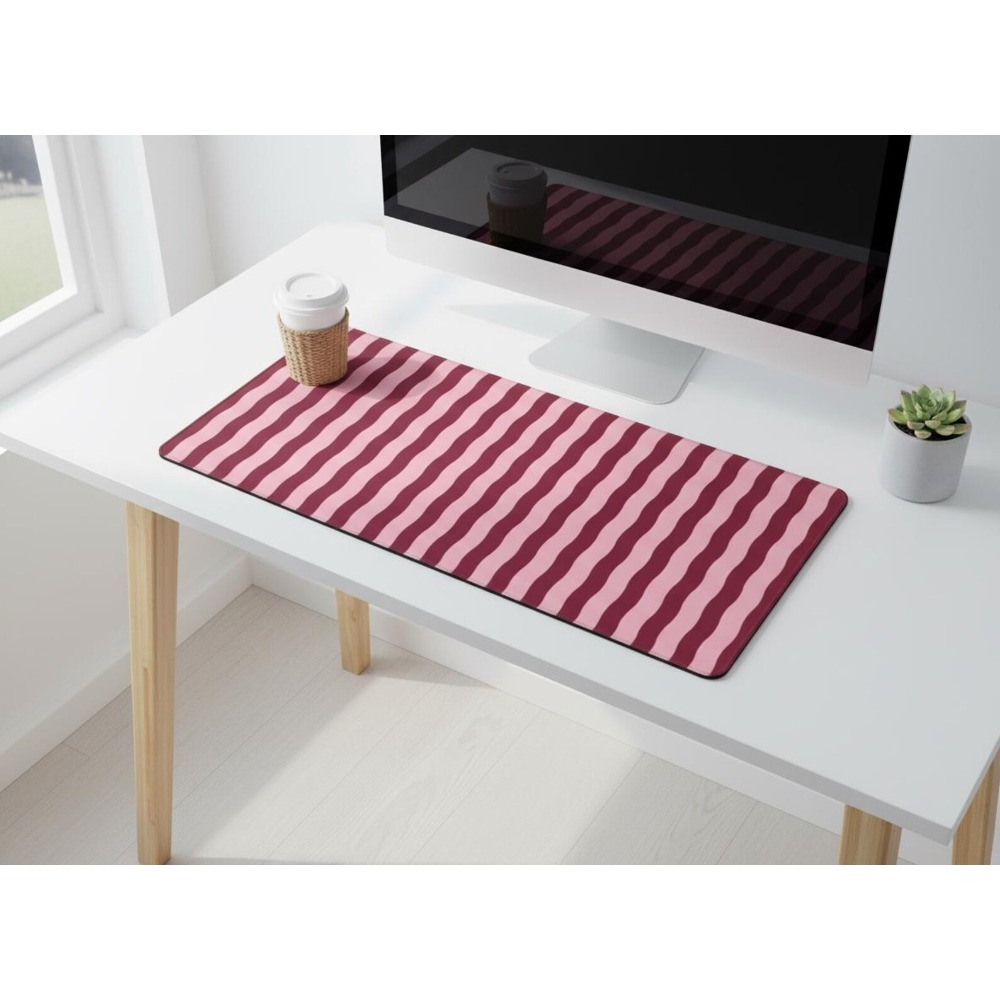 Alas Meja Bergaris Bergelomban - Office Desk Tech Accessories ulasan dan harga