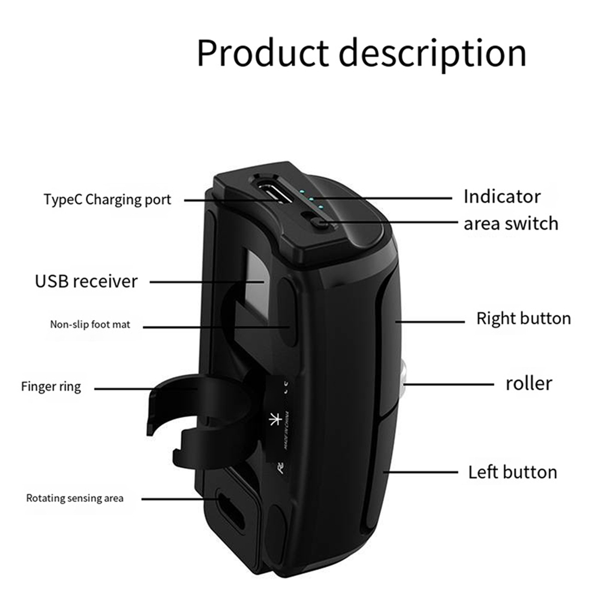AB01 Mouse Jari Nirkabel Bluet - Ergonomic Mouse Vertical ulasan dan harga