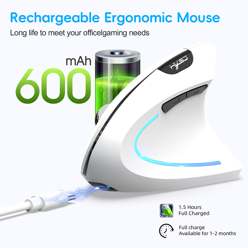 Mouse Vertikal Nirkabel Mode G - Ergonomic Mouse Vertical ulasan dan harga