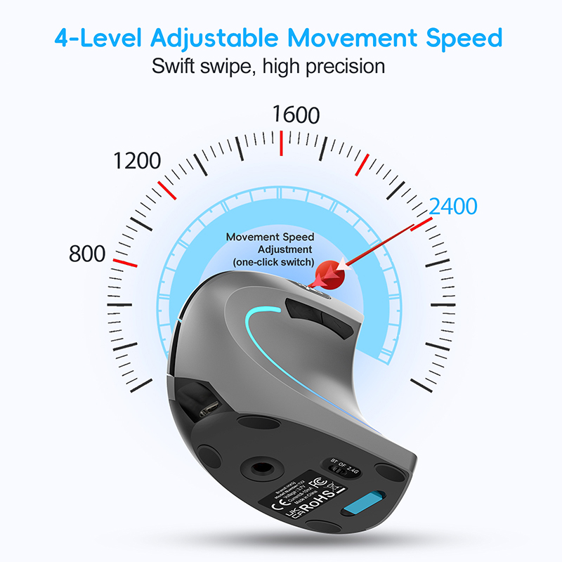 Mouse Vertikal Nirkabel Mode G - Ergonomic Mouse Vertical ulasan dan harga