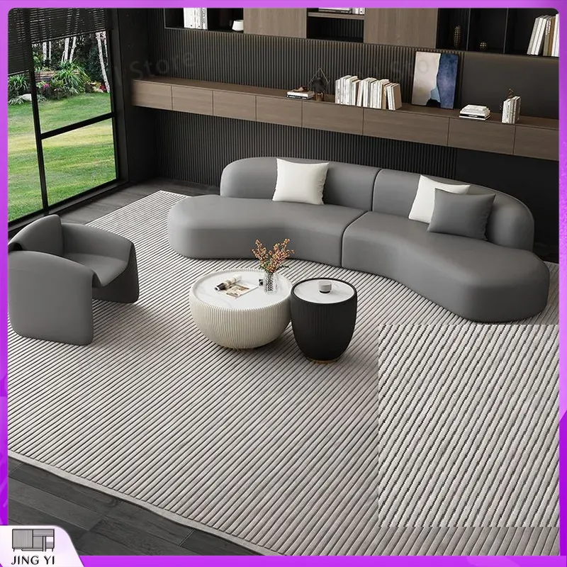 Sofa Kulit Teknologi Tahan Aus - Tech Office Reception ulasan dan harga