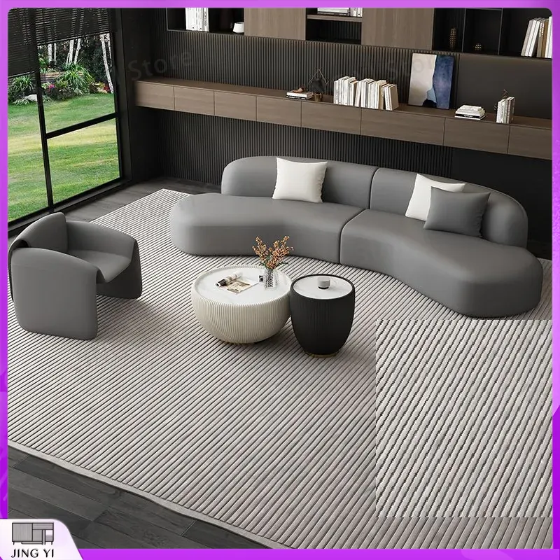 Sofa Kulit Teknologi Tahan Aus - Tech Office Reception ulasan dan harga
