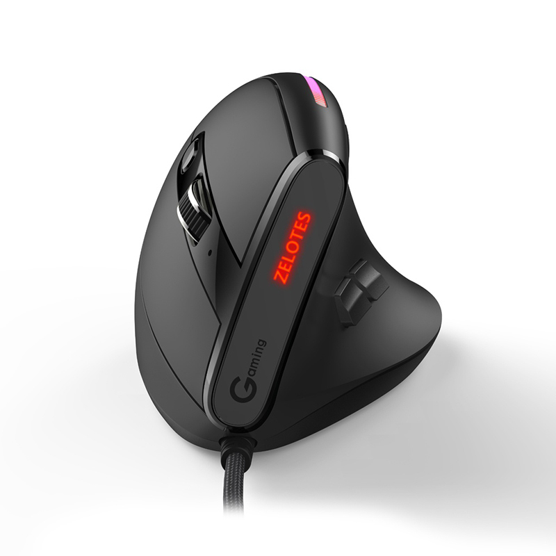 JOMAA Mouse game berkabel RGB  - Ergonomic Mouse Vertical ulasan dan harga