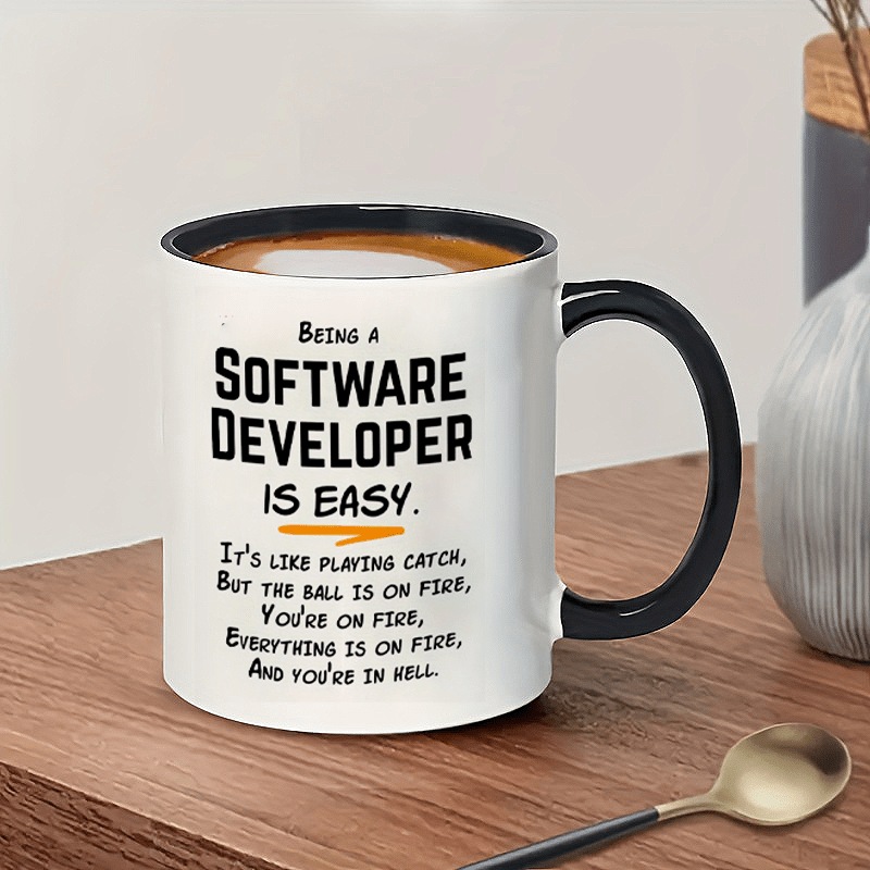 Mug Keramik 11oz dengan Humor  - Office Tech Gifts ulasan dan harga