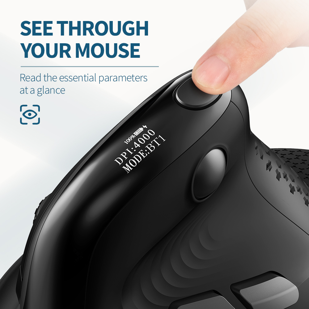 Delux M618XSD Seeker Mouse ver - Ergonomic Mouse Vertical ulasan dan harga