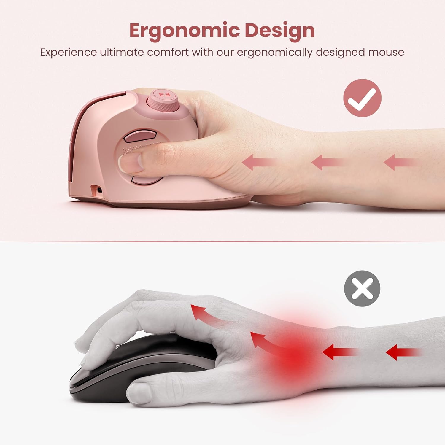 Seenda Mouse USB vertikal ergo - Ergonomic Mouse Vertical ulasan dan harga