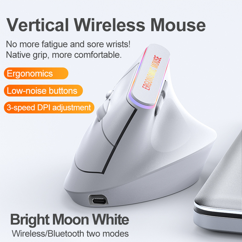 Mouse Nirkabel Vertikal Portab - Ergonomic Mouse Vertical ulasan dan harga