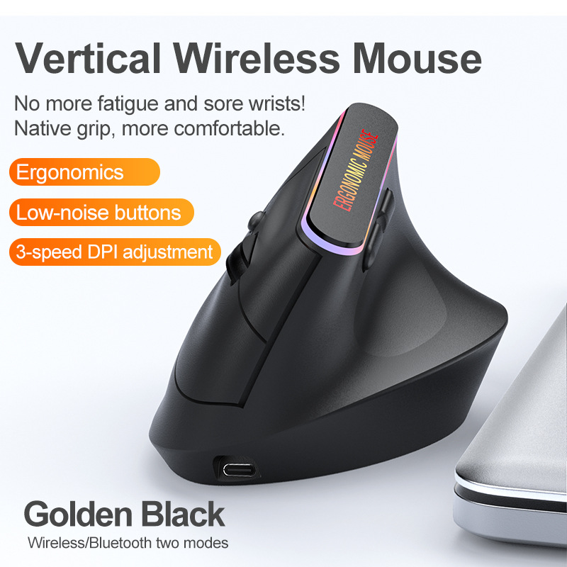 Mouse Vertikal Nirkabel Blueto - Ergonomic Mouse Vertical ulasan dan harga