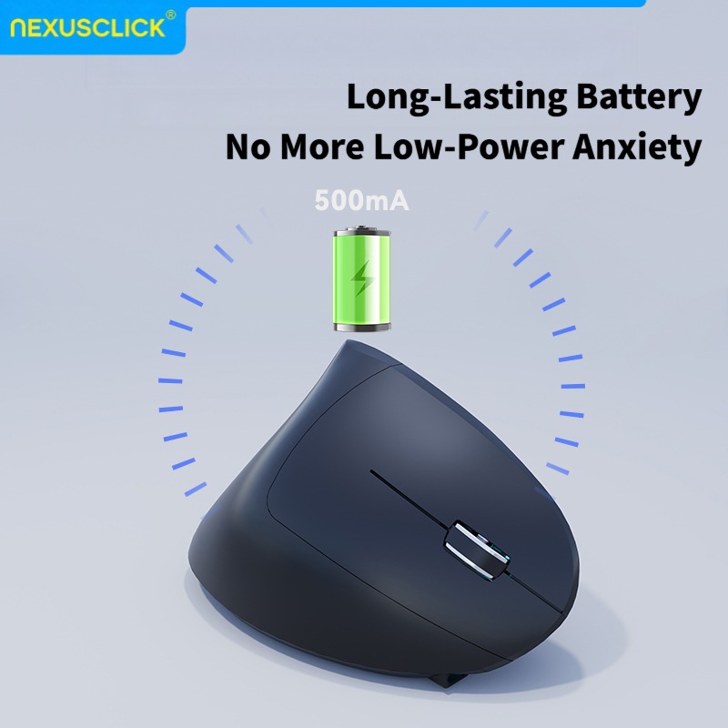 NexusClick Mouse Nirkabel Ergo - Ergonomic Mouse Vertical ulasan dan harga