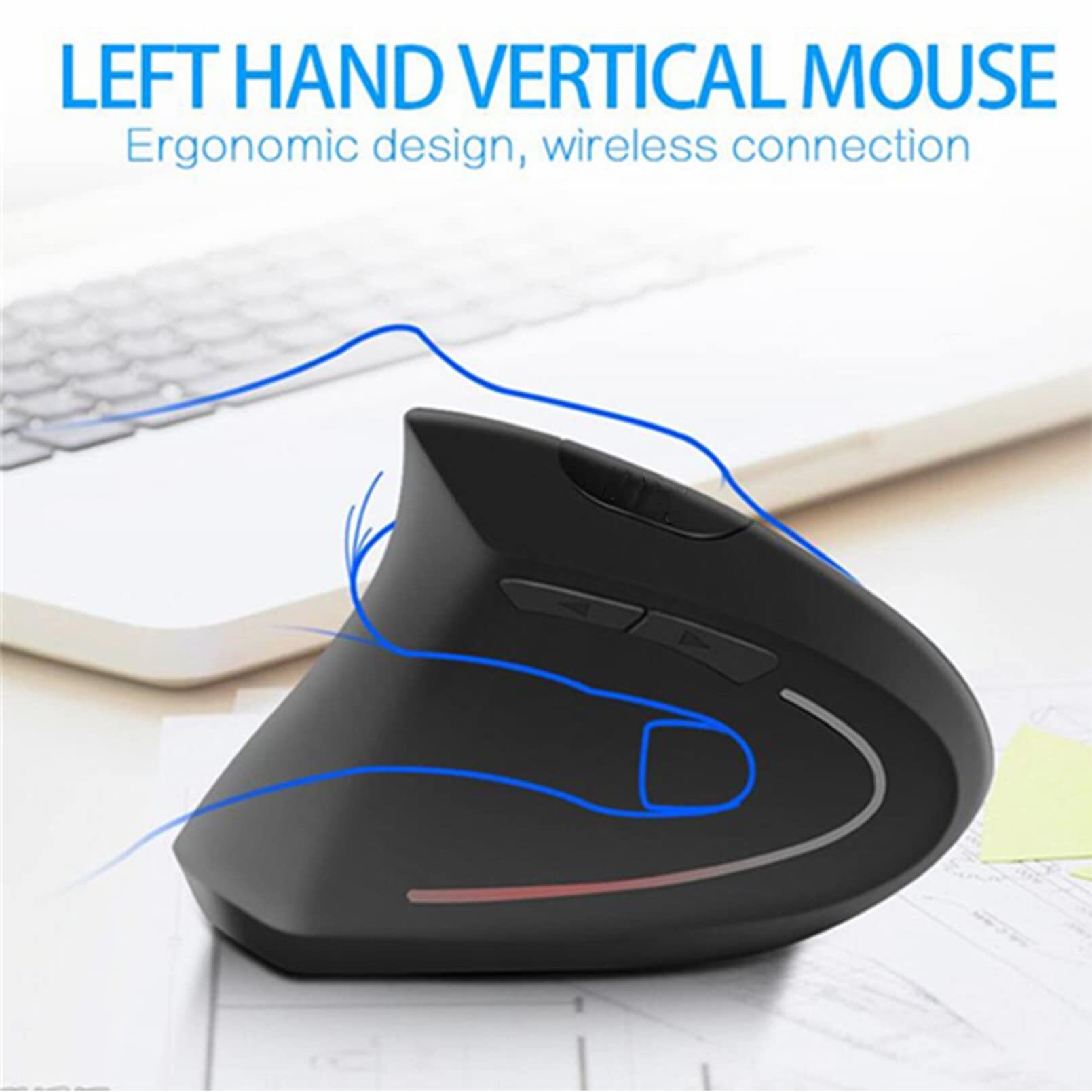 Mouse Vertikal Nirkabel Berkab - Ergonomic Mouse Vertical ulasan dan harga