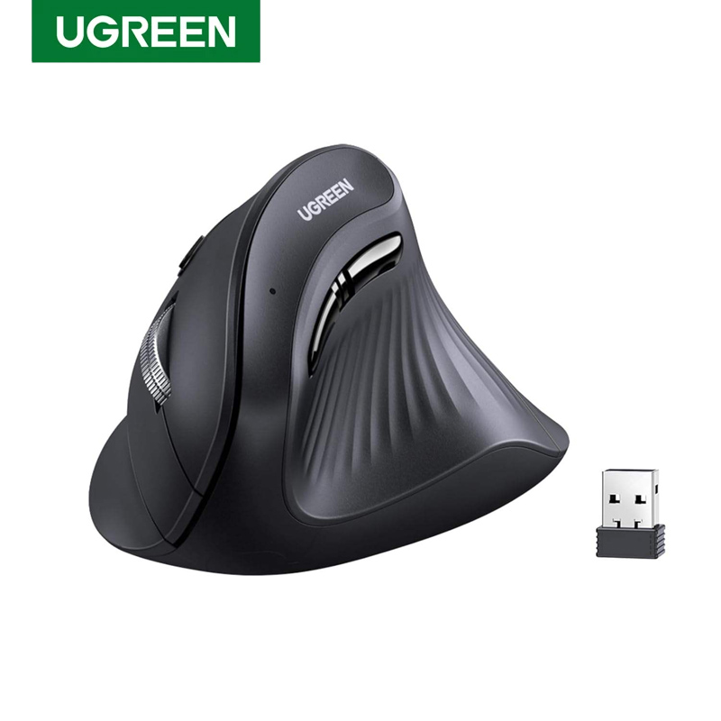 UGREEN MU008 Mouse Bluetooth N - Ergonomic Mouse Vertical ulasan dan harga