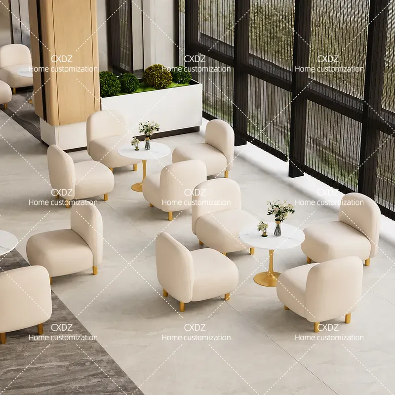 Kursi Sofa Tunggal Kain Teknol - Tech Office Reception ulasan dan harga