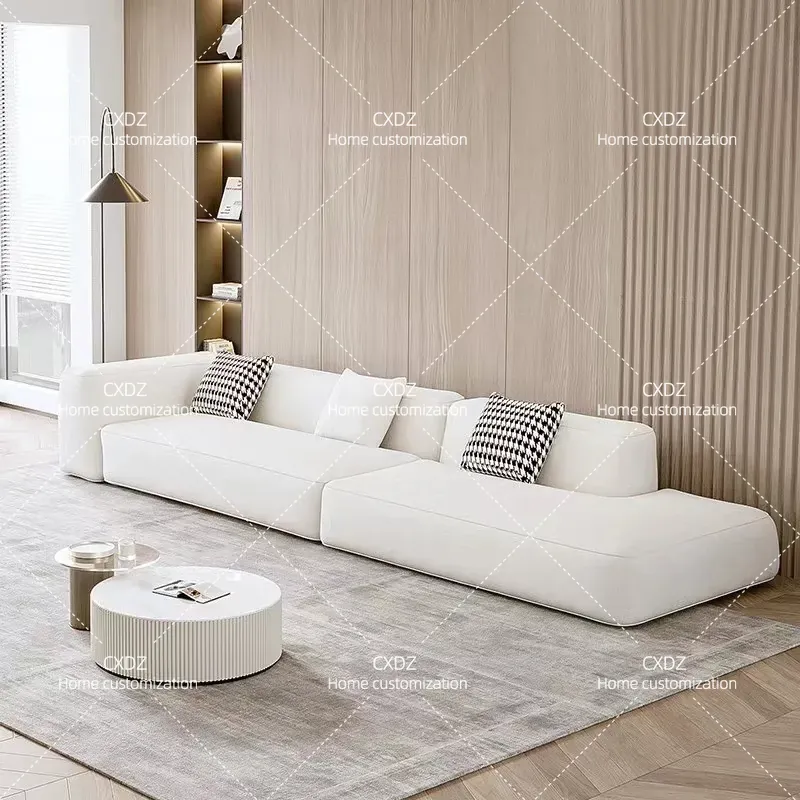 Sofa Sudut Bentuk L Minimalis  - Tech Office Reception ulasan dan harga