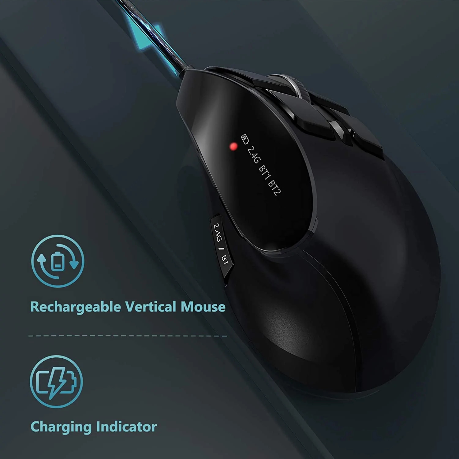 Seenda Mouse nirkabel vertikal - Ergonomic Mouse Vertical ulasan dan harga